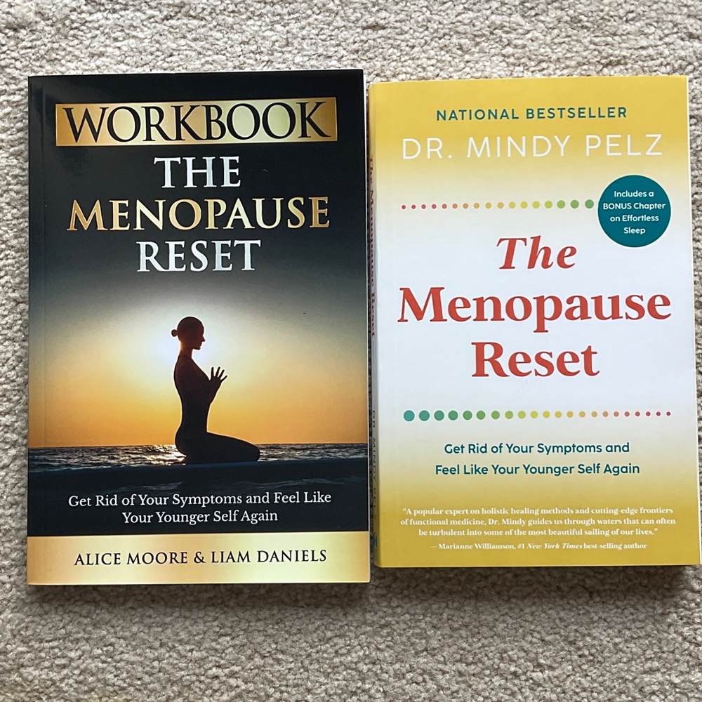 The Menopause Reset Workbook and Book Set